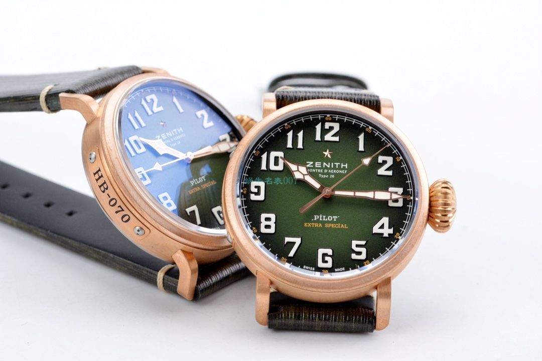XF Factory 真力时卡其绿青铜大飞 Perfect  Replica Watches 29.2430.679/63.I001 wrist watches  / ZSL063
