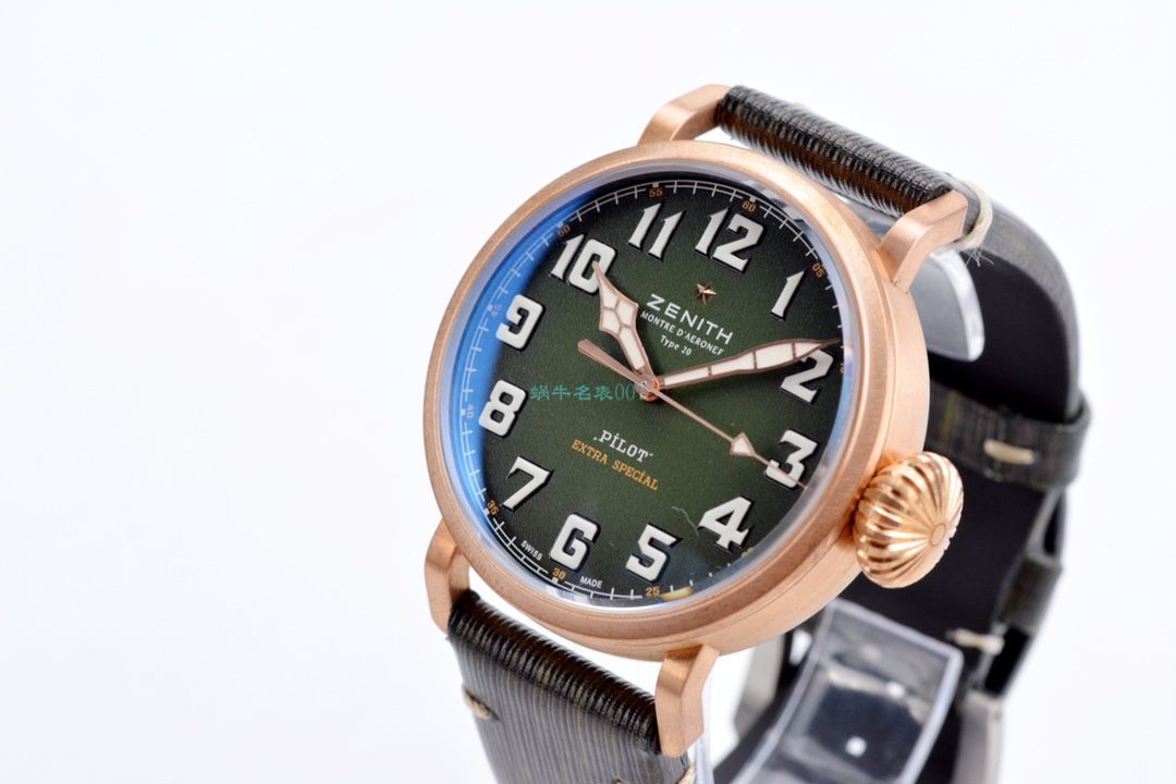 XF Factory 真力时卡其绿青铜大飞 Perfect  Replica Watches 29.2430.679/63.I001 wrist watches  / ZSL063