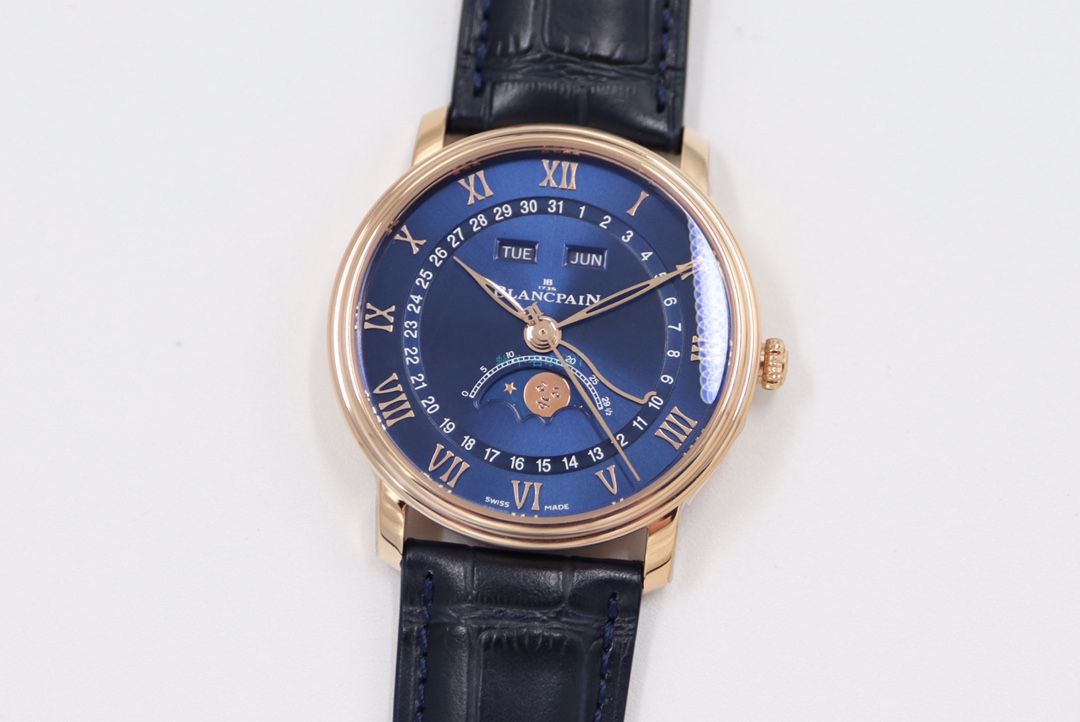 OM Factory Blancpain 6654升级V3版1比1 top  Knockoff  Watches 6654-1529-55B wrist watches  / BP076