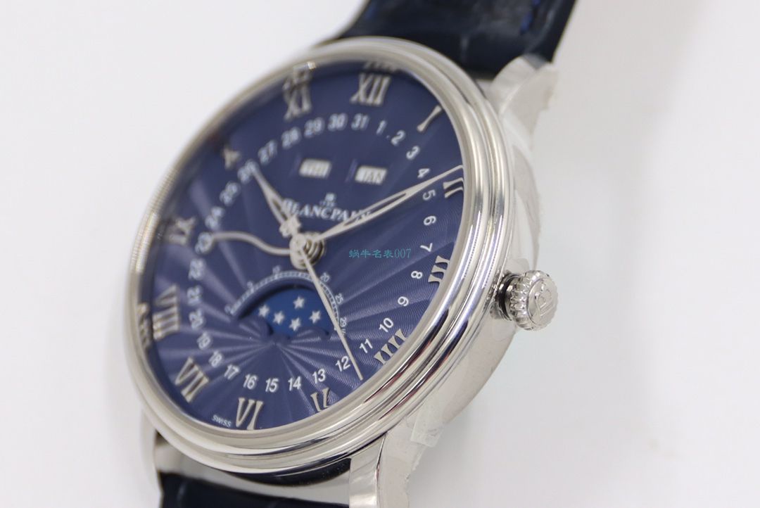 OM Factory Blancpain 6654升级V3版1比1 top  Knockoff  Watches 6654-1529-55B wrist watches  / BP076