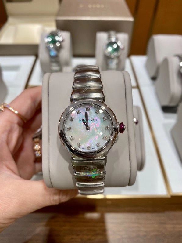 BV Factory  BVLGARI  Perfect  Replica Copy 女士 Watches LVCEA系列102194 LU28WSPGSPG/12 wrist watches  / BG066