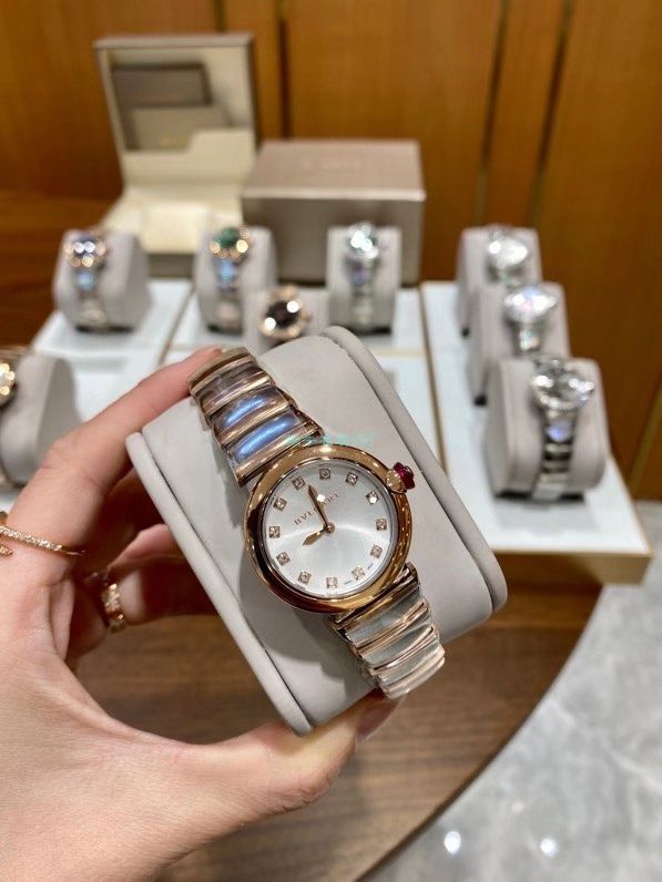 BV Factory  BVLGARI  Perfect  Replica Copy 女士 Watches LVCEA系列102194 LU28WSPGSPG/12 wrist watches  / BG066