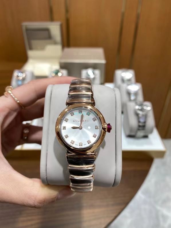 BV Factory  BVLGARI  Perfect  Replica Copy 女士 Watches LVCEA系列102194 LU28WSPGSPG/12 wrist watches  / BG066
