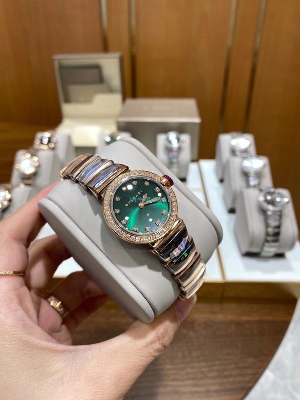 BV Factory  BVLGARI  Perfect  Replica Copy 女士 Watches LVCEA系列102194 LU28WSPGSPG/12 wrist watches  / BG066