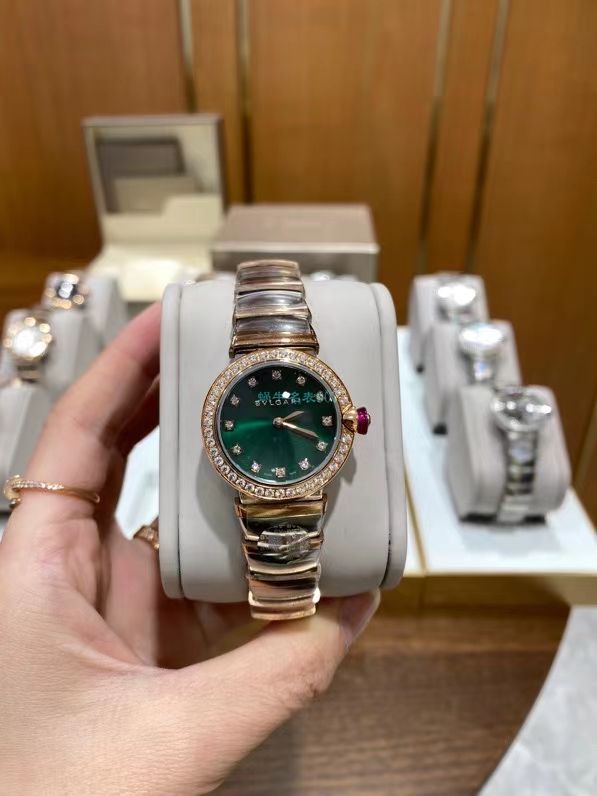 BV Factory  BVLGARI  Perfect  Replica Copy 女士 Watches LVCEA系列102194 LU28WSPGSPG/12 wrist watches  / BG066