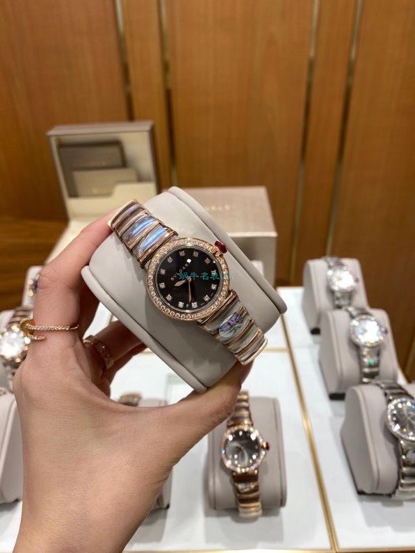 BV Factory  BVLGARI  Perfect  Replica Copy 女士 Watches LVCEA系列102194 LU28WSPGSPG/12 wrist watches  / BG066