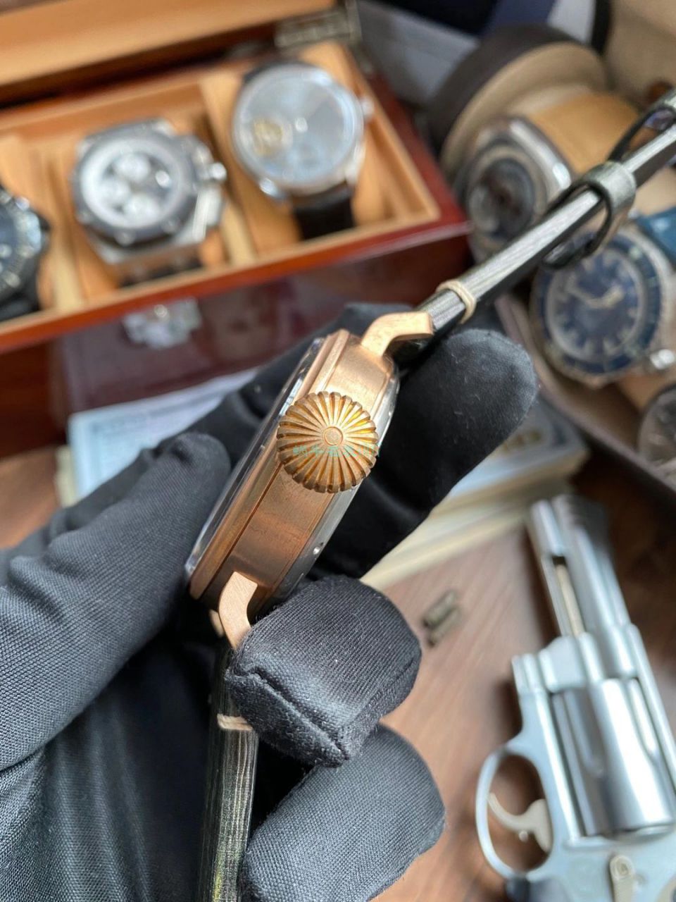XF Factory 真力时卡其绿青铜大飞 Perfect  Replica Watches 29.2430.679/63.I001 wrist watches  / ZSL063