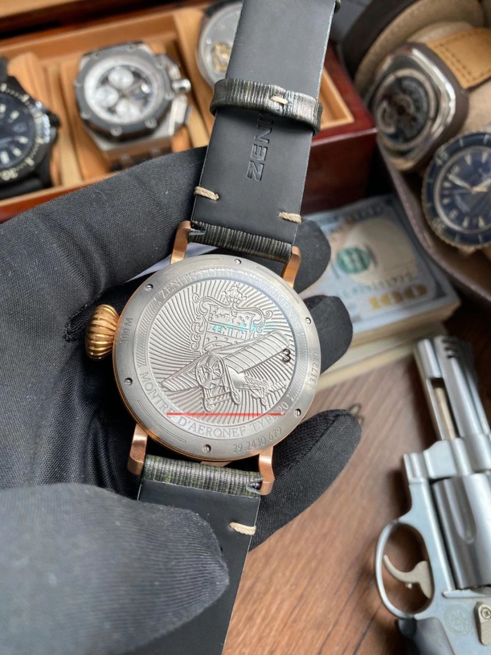 XF Factory 真力时飞行员青铜大飞1比1 top  Replica Copy  Watches 29.2430.679/63.I001 wrist watches  / ZSL066