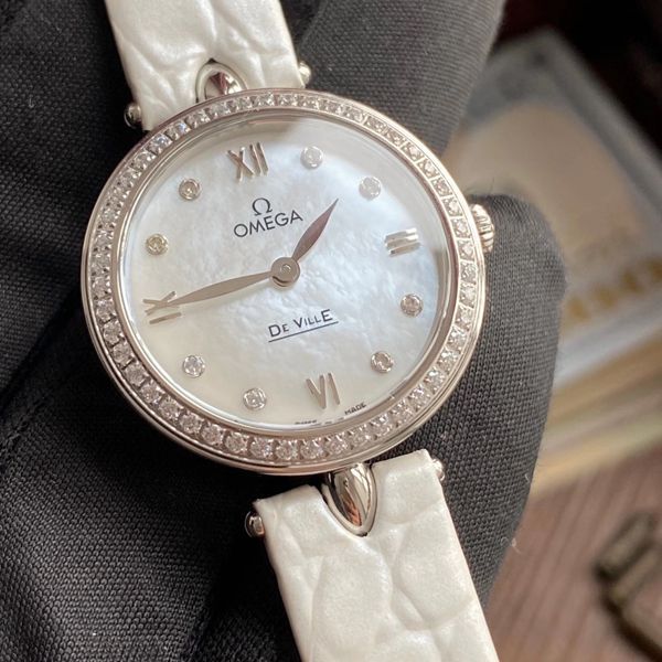 3S Factory OMEGA碟飞典雅 Perfect  Replica 女士 Watches 424.18.27.60.55.001 wrist watches (Dewdrop)