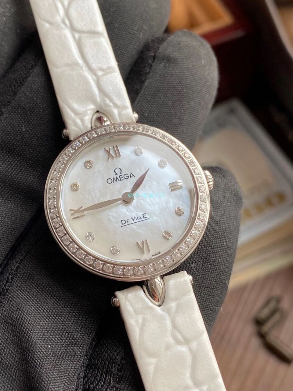 3S Factory OMEGA碟飞典雅 Perfect  Replica 女士 Watches 424.18.27.60.55.001 wrist watches (Dewdrop) / M769