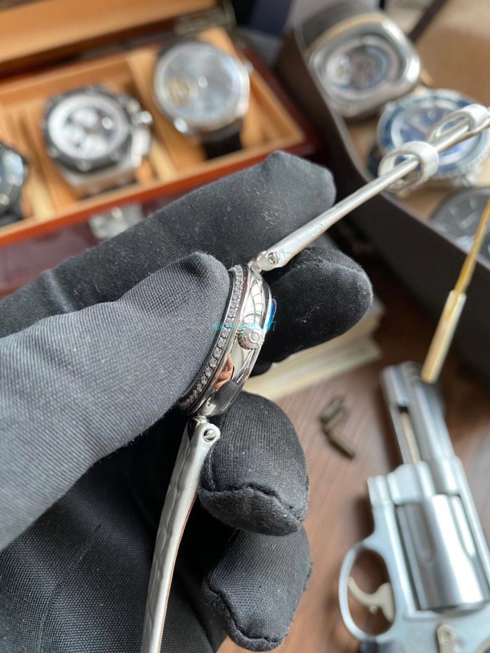3S Factory OMEGA碟飞典雅 Perfect  Replica 女士 Watches 424.18.27.60.55.001 wrist watches (Dewdrop) / M769