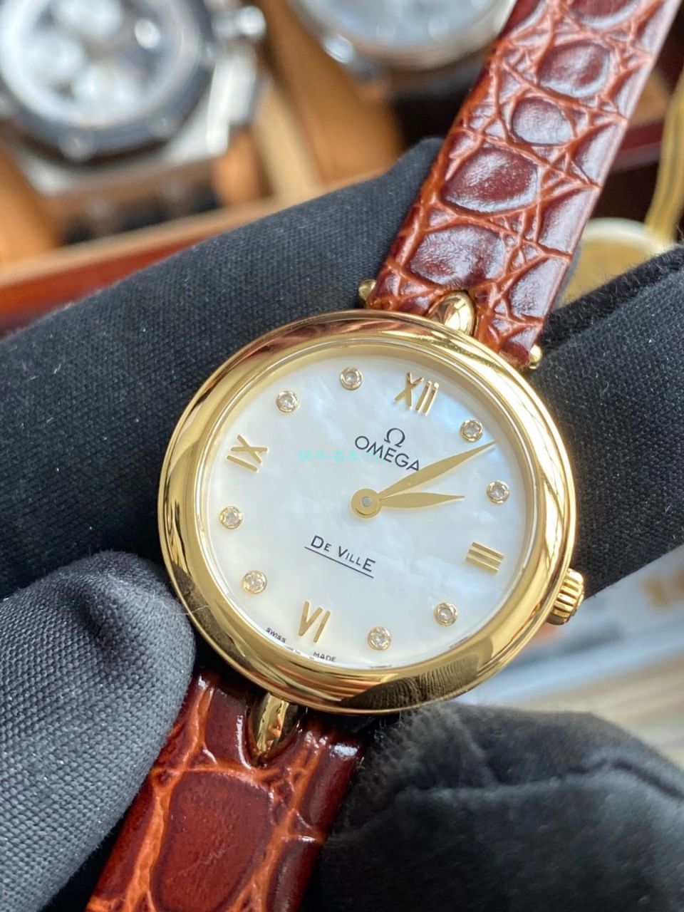3S Factory OMEGA碟飞典雅 Perfect  Replica 女士 Watches 424.18.27.60.55.001 wrist watches (Dewdrop) / M769