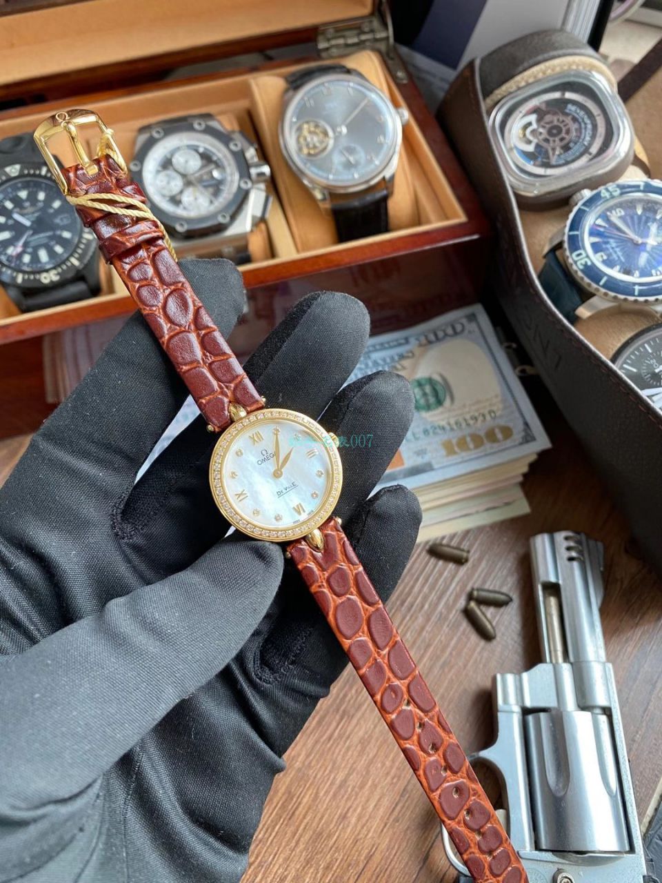 3S Factory OMEGA碟飞 Perfect  Replica 女表424.58.27.60.55.001 wrist watches (Dewdrop) / M770