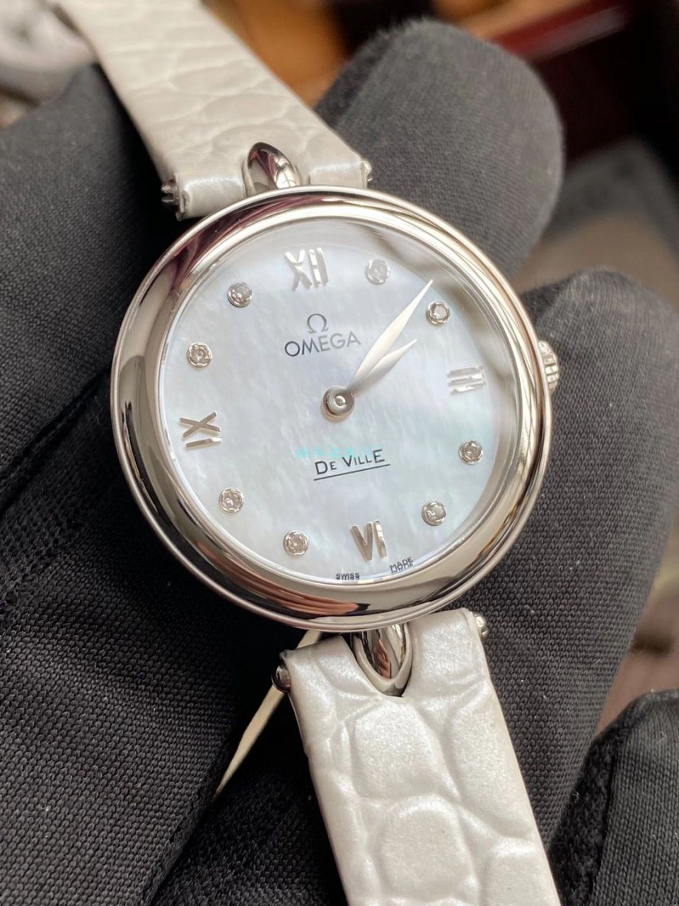 3S Factory OMEGA碟飞 Perfect  Replica 女表424.58.27.60.55.001 wrist watches (Dewdrop) / M770