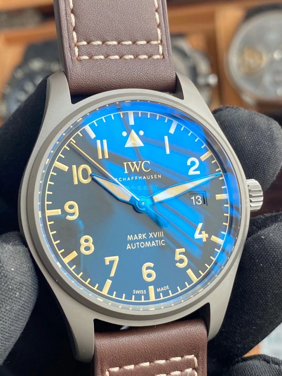V7 Factory  IWC 飞行员 MARK XVII 钛壳 Perfect  High quality  Replica Watches IW327006 wrist watches  / WG607