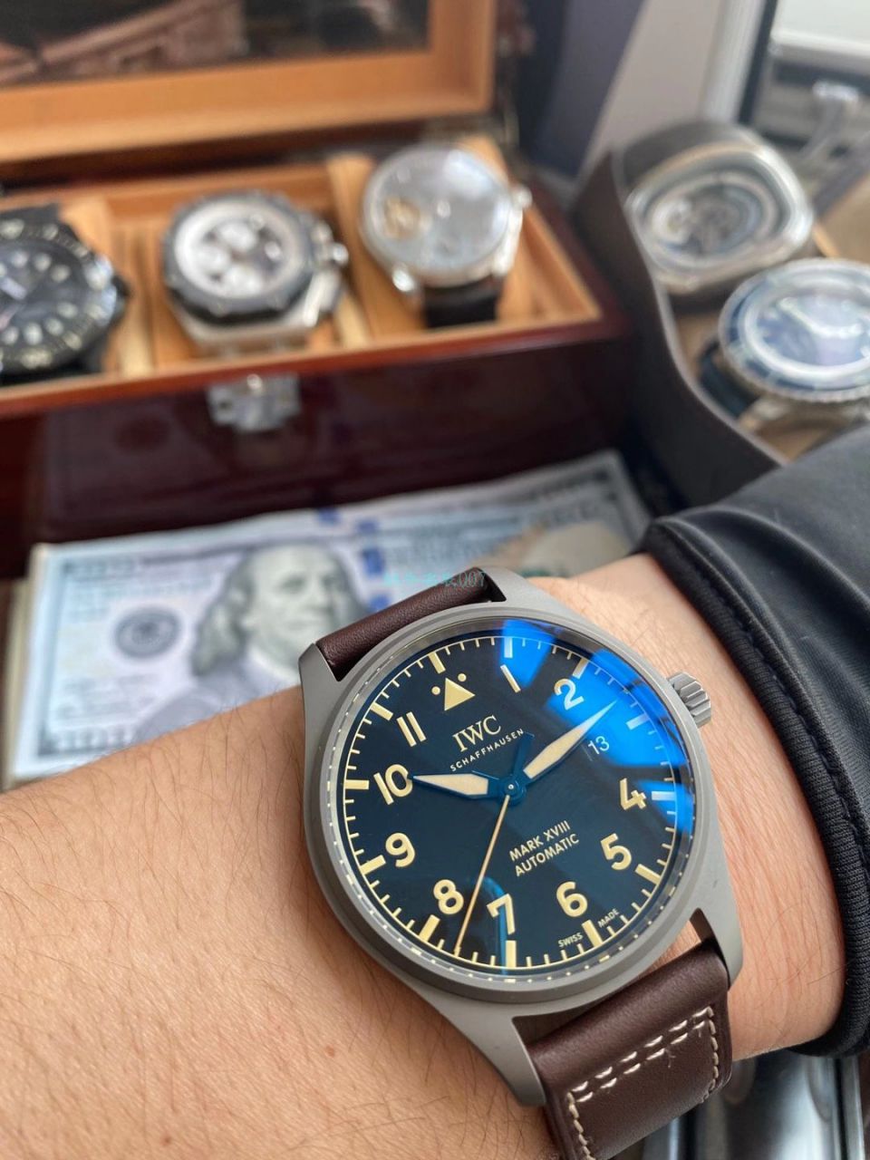 V7 Factory  IWC 飞行员 MARK XVII 钛壳 Perfect  High quality  Replica Watches IW327006 wrist watches  / WG607
