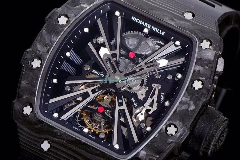 KV Factory  RICHARD MILLE RM 12-01 Tourbillon Limited Editions  High quality  Replica 限量 Tourbillon  Watches  / KVRM 12-01