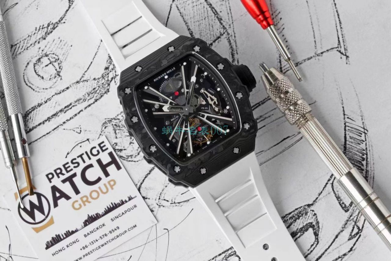 KV Factory  RICHARD MILLE RM 12-01 Tourbillon Limited Editions  High quality  Replica 限量 Tourbillon  Watches  / KVRM 12-01