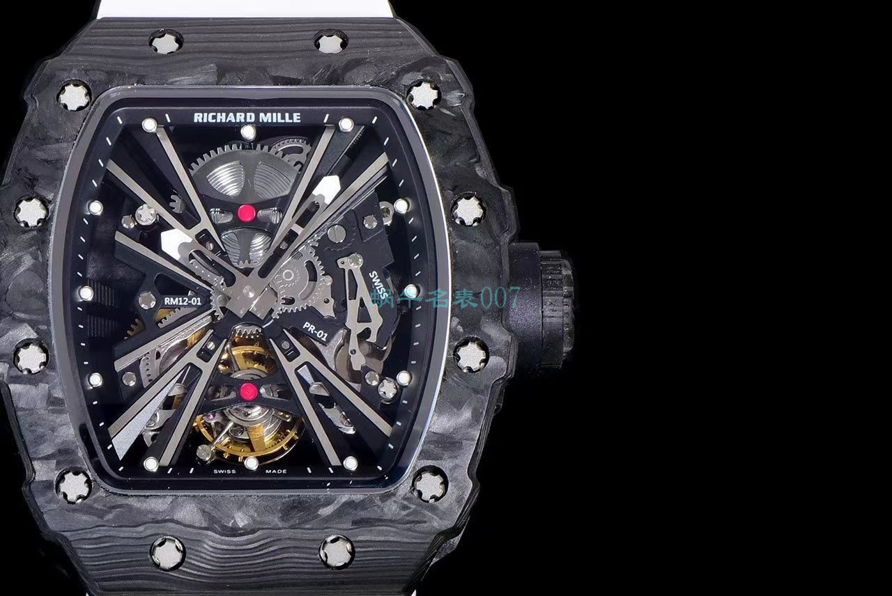 KV Factory  RICHARD MILLE RM 12-01 Tourbillon Limited Editions  High quality  Replica 限量 Tourbillon  Watches  / KVRM 12-01