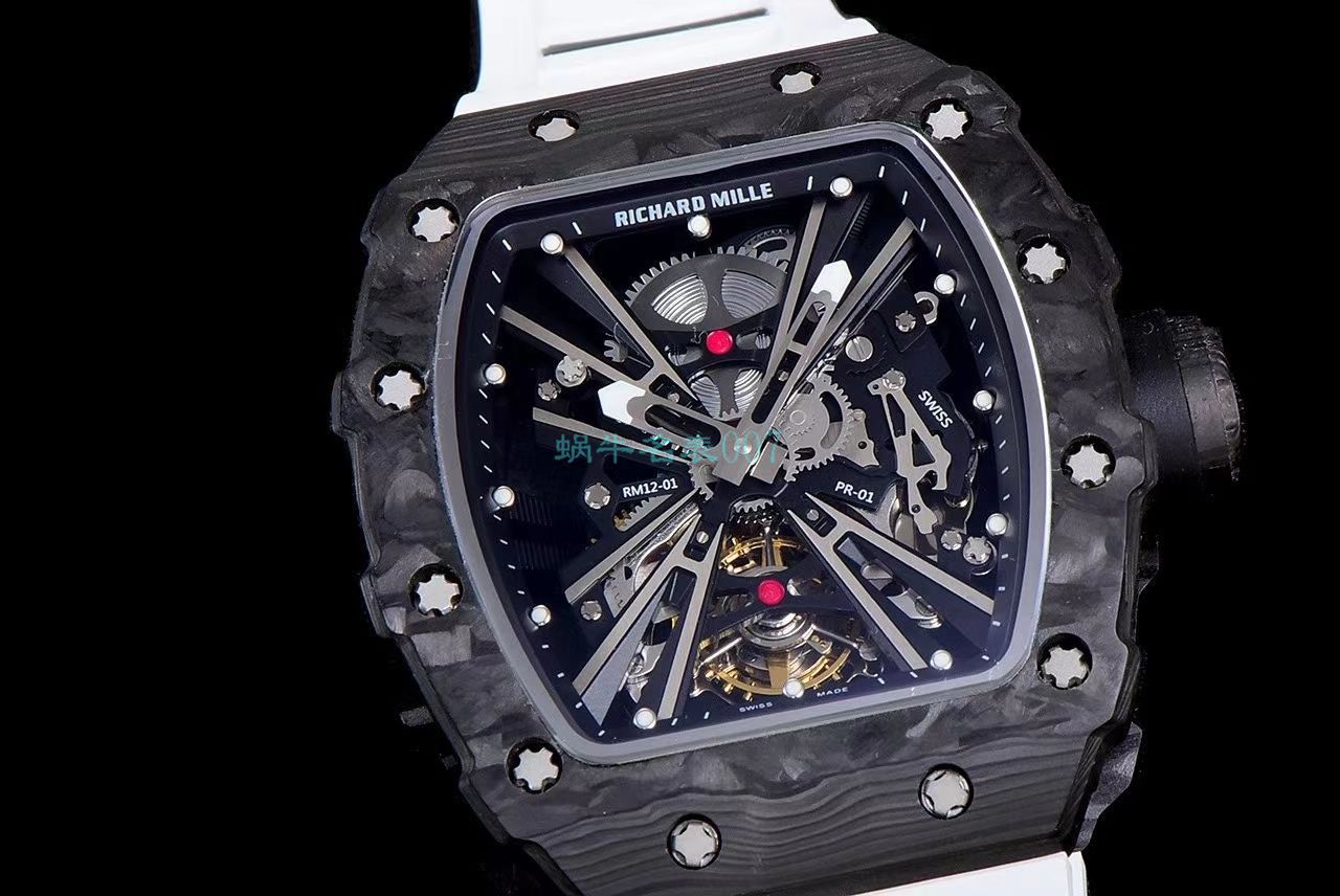 KV Factory  RICHARD MILLE RM 12-01 Tourbillon Limited Editions  High quality  Replica 限量 Tourbillon  Watches  / KVRM 12-01