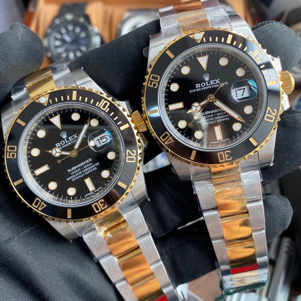 VS Factory  Rolex  Replica Copy 间金 Submariner 116613-LN-97203 wrist watches （可选包金或者镀金）