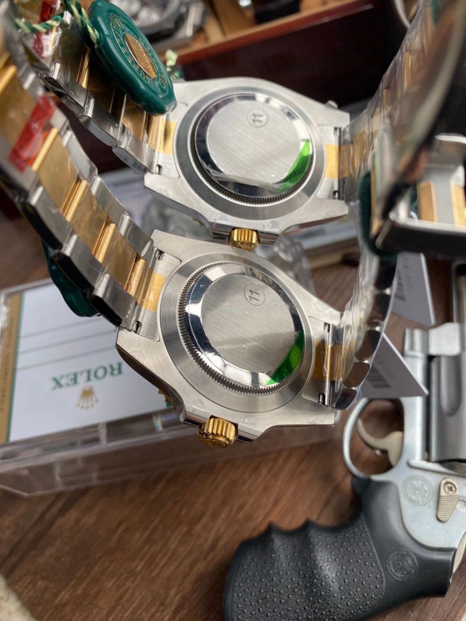 VS Factory  Rolex  Replica Copy 间金 Submariner 116613-LN-97203 wrist watches （可选包金或者镀金） / R701