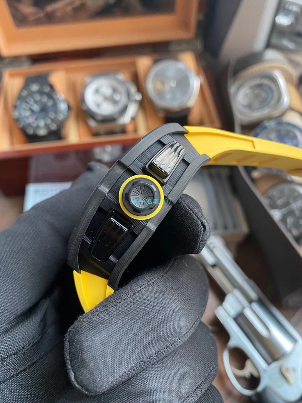 KV Factory  RICHARD MILLE RM011 Yellow Storm黄色风暴 Perfect  Replica Copy  Watches  / KVRM011Yellow Storm