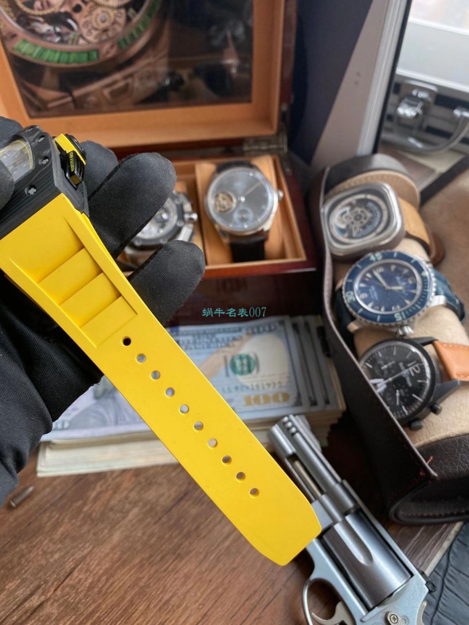 KV Factory  RICHARD MILLE RM011 Yellow Storm黄色风暴 Perfect  Replica Copy  Watches  / KVRM011Yellow Storm