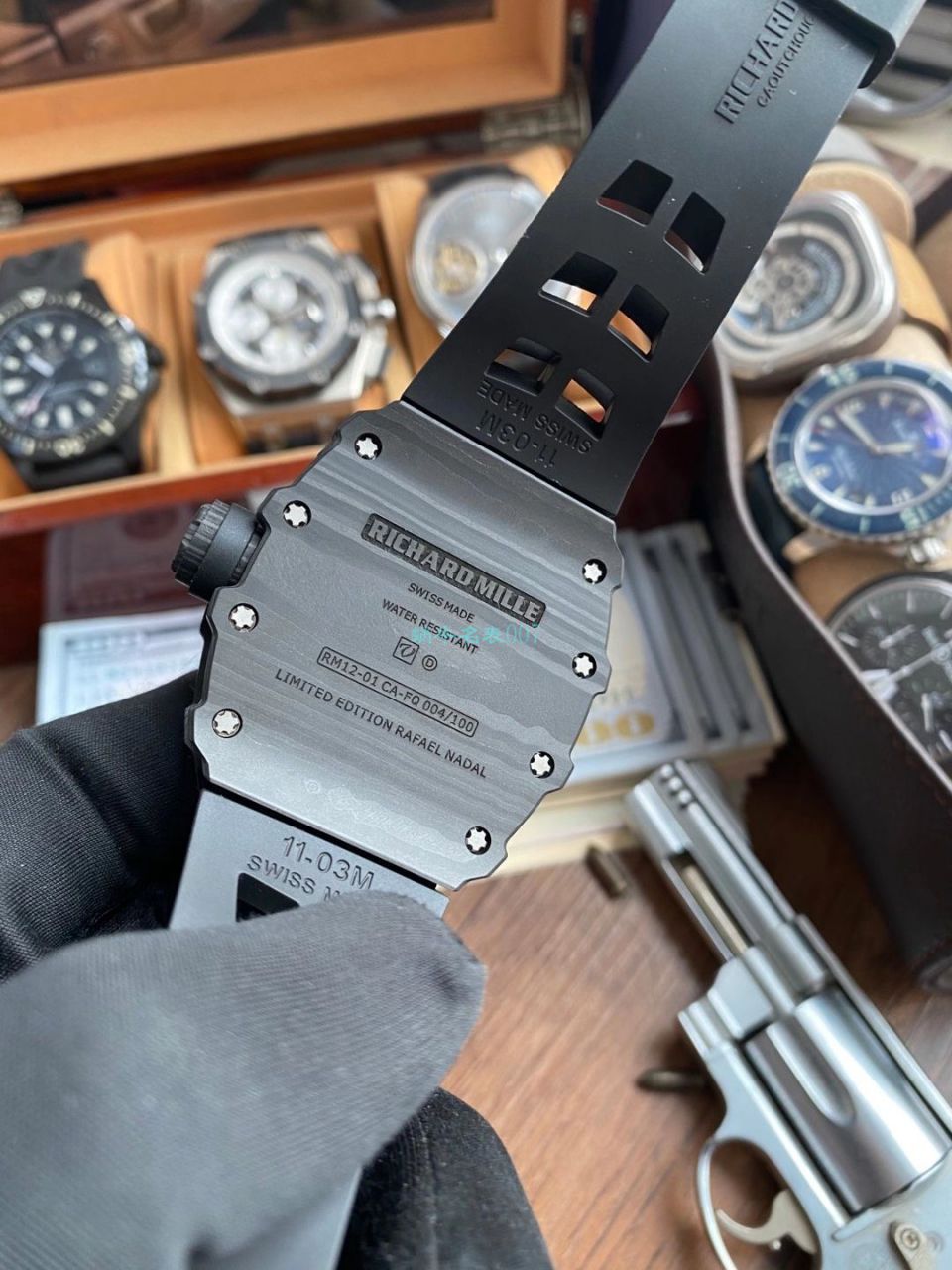 KV Factory  RICHARD MILLE RM 12-01 Tourbillon Limited Editions  High quality  Replica 限量 Tourbillon  Watches  / KVRM 12-01