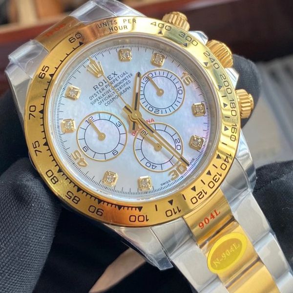 最强间金 Rolex  Ditongna N Factory 4130 Ditongna  copy customized 版 Replica Copy m116503-0007 wrist watches 