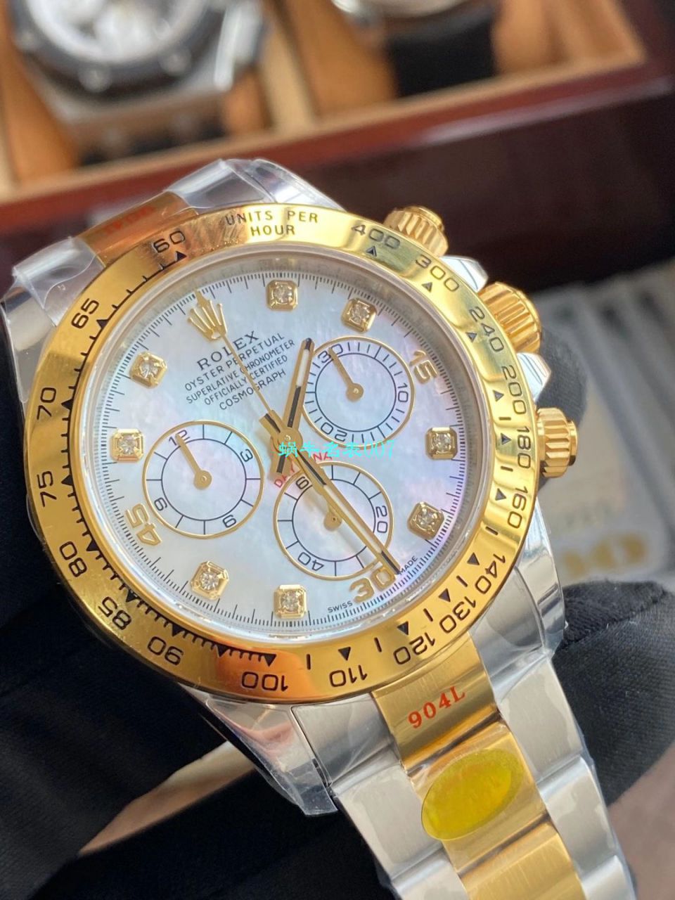 最强间金 Rolex  Ditongna N Factory 4130 Ditongna  copy customized 版 Replica Copy m116503-0007 wrist watches  / R702