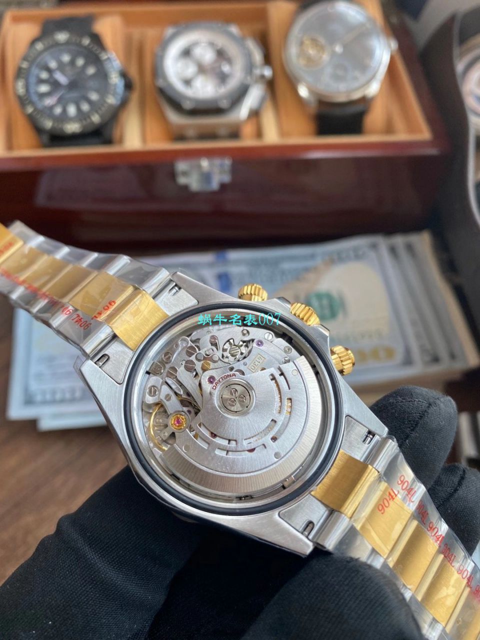 最强间金 Rolex  Ditongna N Factory 4130 Ditongna  copy customized 版 Replica Copy m116503-0007 wrist watches  / R702