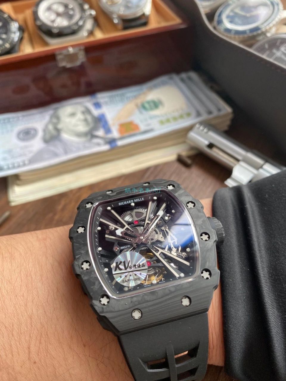 KV Factory RICHARD MILLE  RICHARD MILLE RM 12-01 限量 Tourbillon  Perfect  top  Replica Copy  Watches  / RM12-01KV