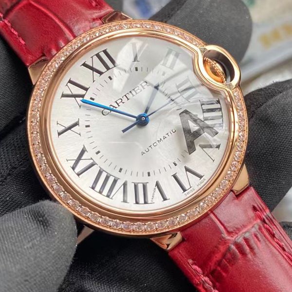 V6 Factory  Cartier  蓝气球女装36毫米 Perfect  High quality  Knockoff 女士WJBB0034 Watches 