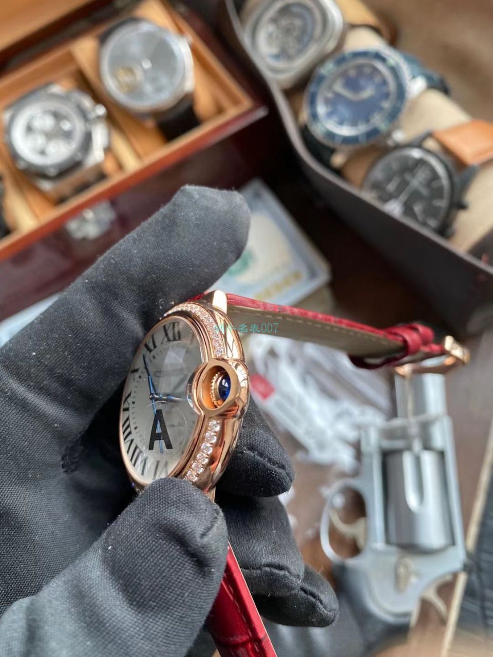 V6 Factory  Cartier  蓝气球女装36毫米 Perfect  High quality  Knockoff 女士WJBB0034 Watches  / K326