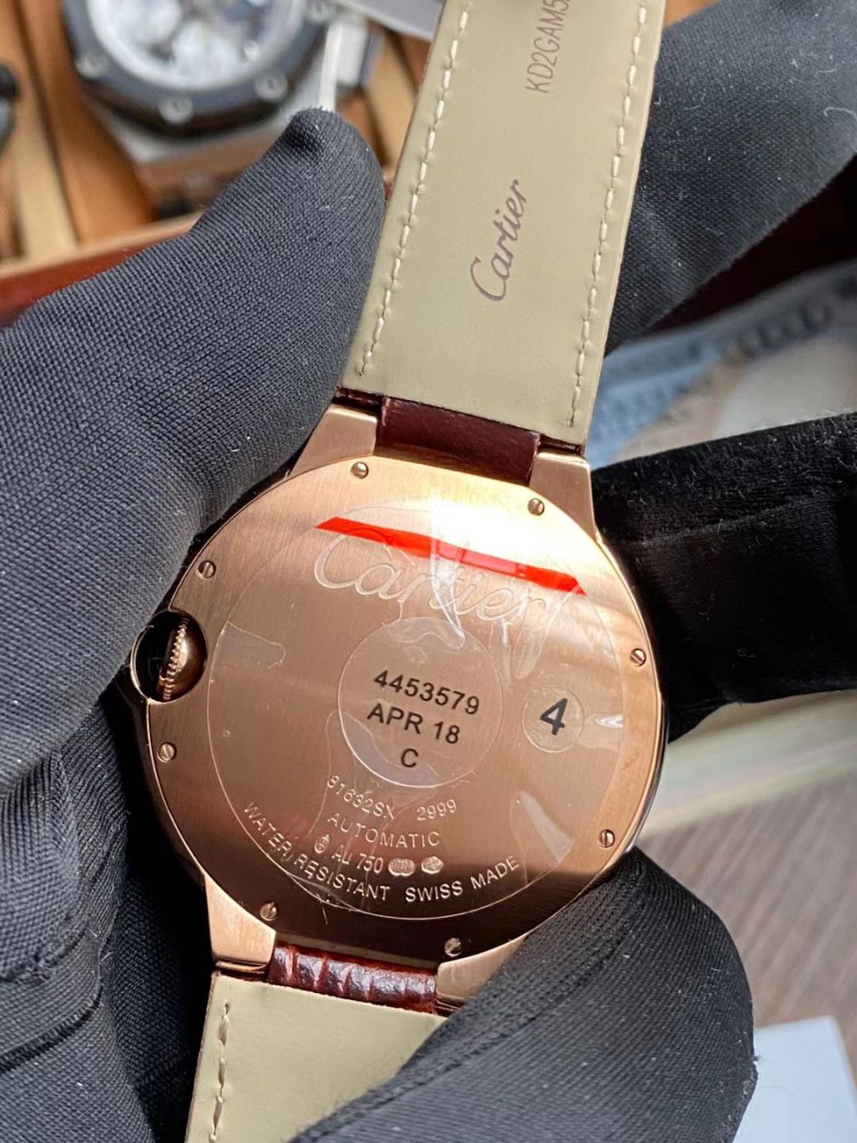 V6 Factory  Cartier  蓝气球男装42毫米WJBB0035 High quality  Replica Watches  / K327