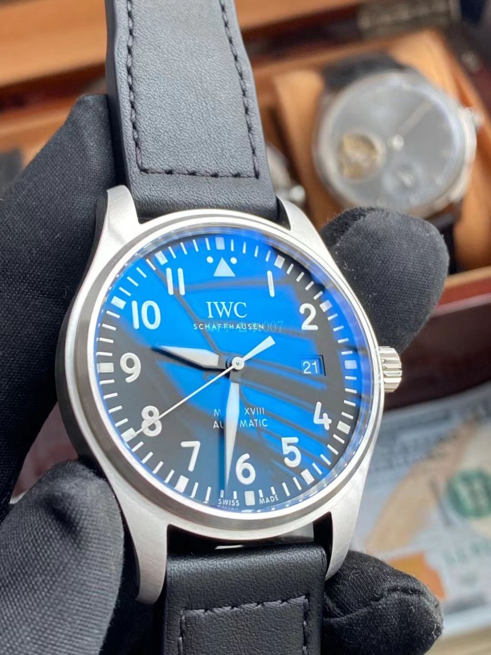 V7 Factory  IWC 飞行员超级 top  Replica Copy  MARK XVII V3版本IW327001 wrist watches  / WG610