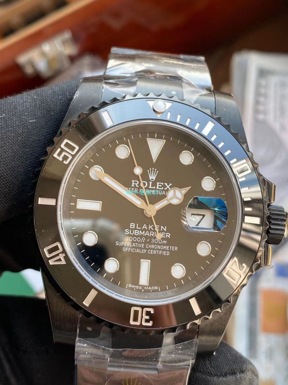 V6F Factory  Rolex BLAKEN-暗夜黑特别版116610LN改装表 / R710