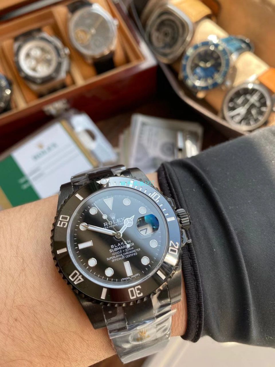 V6F Factory  Rolex BLAKEN-暗夜黑特别版116610LN改装表 / R710