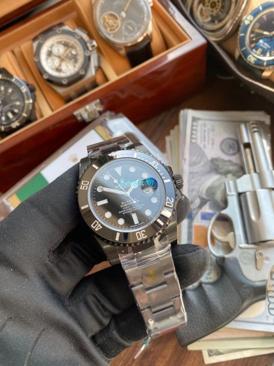 V6F Factory  Rolex BLAKEN-暗夜黑特别版116610LN改装表 / R710