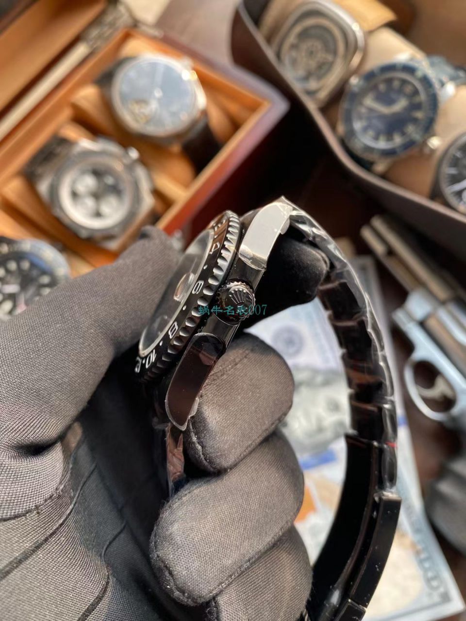 LF Rolex TBLACK官方 copy customized 版REVENGE（米尔高斯复仇系列） GMT MASTER 小骷髅 / R713