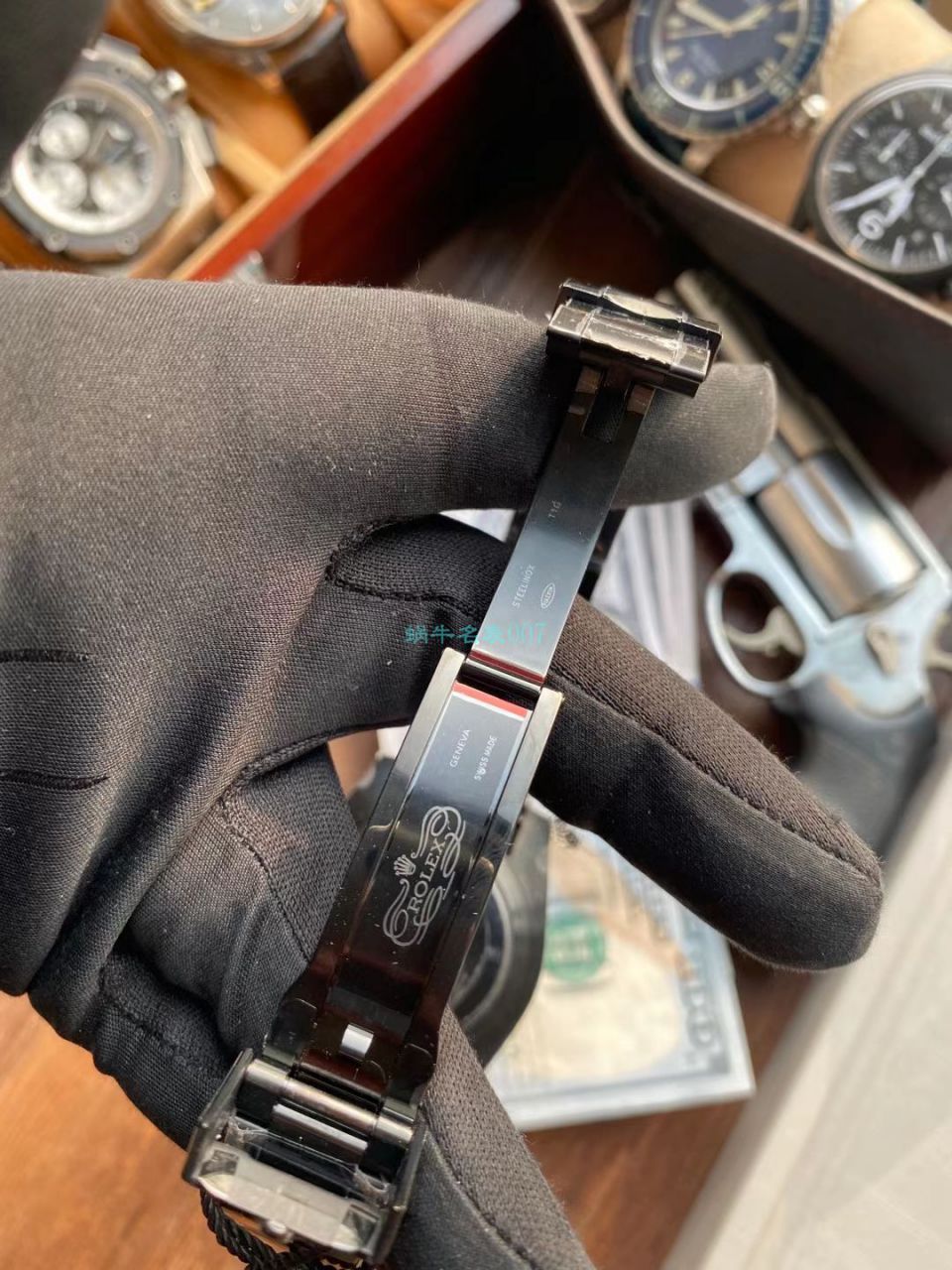 LF Rolex TBLACK官方 copy customized 版REVENGE（米尔高斯复仇系列） GMT MASTER 可乐圈黑化骷髅面 / R716