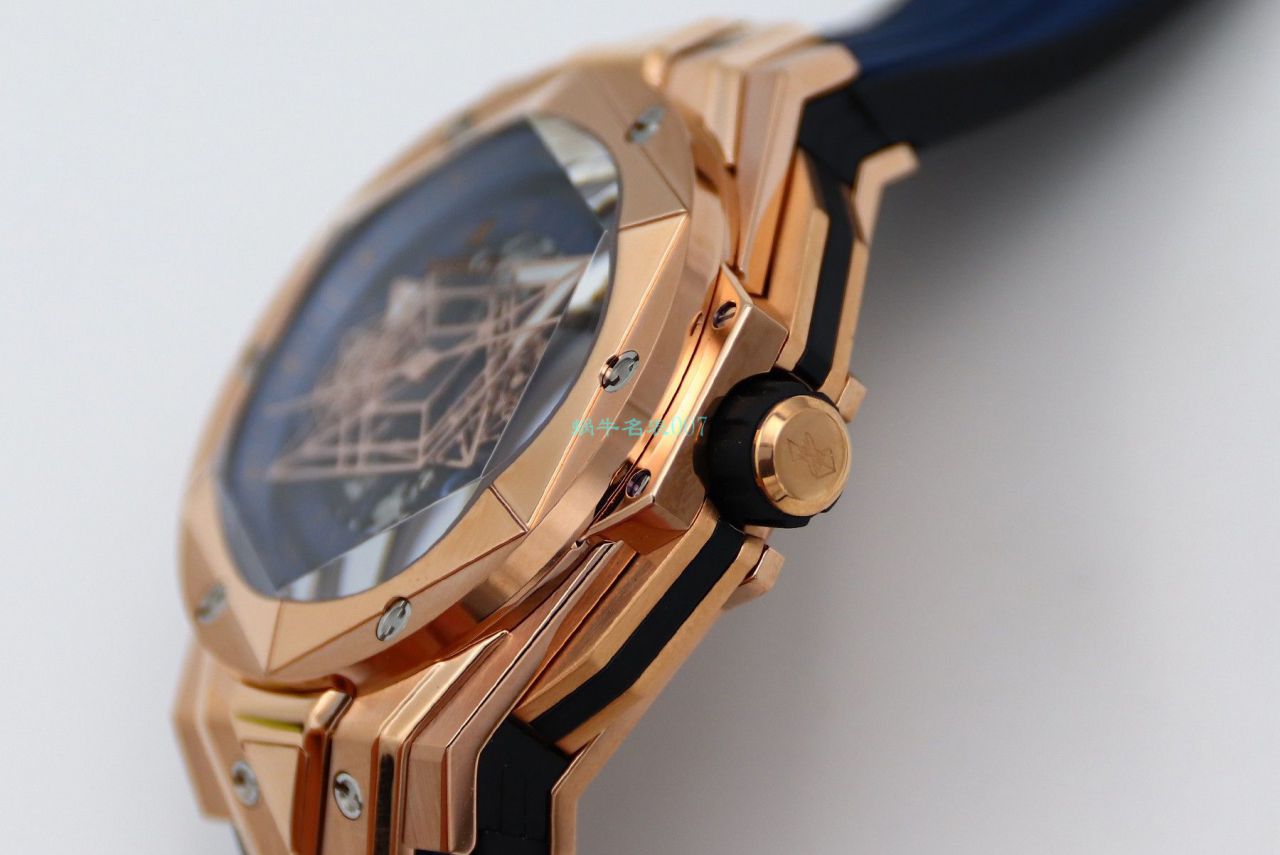 HB Factory  High quality  Replica Watches  hublot Big Bang Sang Bleu II 刺青二代418.OX.2001.RX.1604.MXM20 wrist watches  / YB117