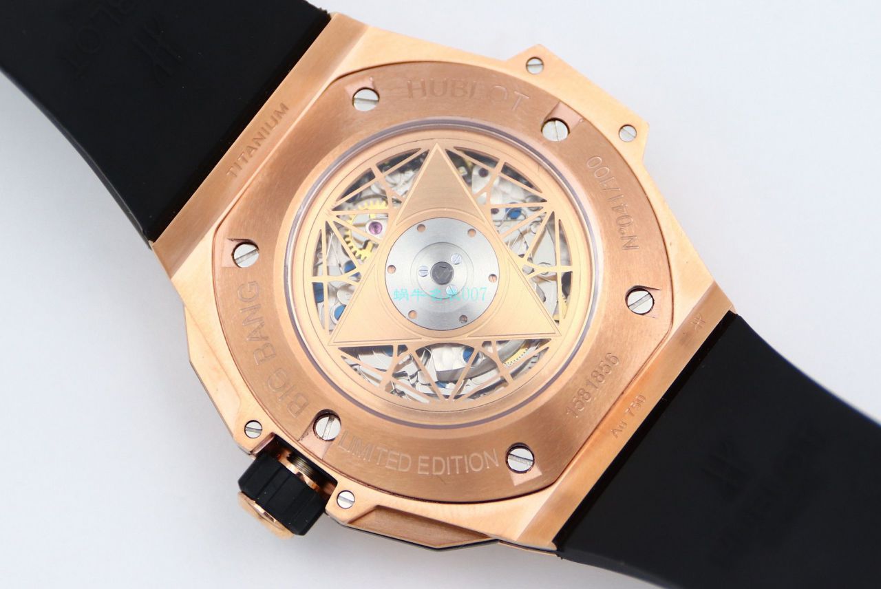 HB Factory  High quality  Replica Watches  hublot Big Bang Sang Bleu II 刺青二代418.OX.2001.RX.1604.MXM20 wrist watches  / YB117