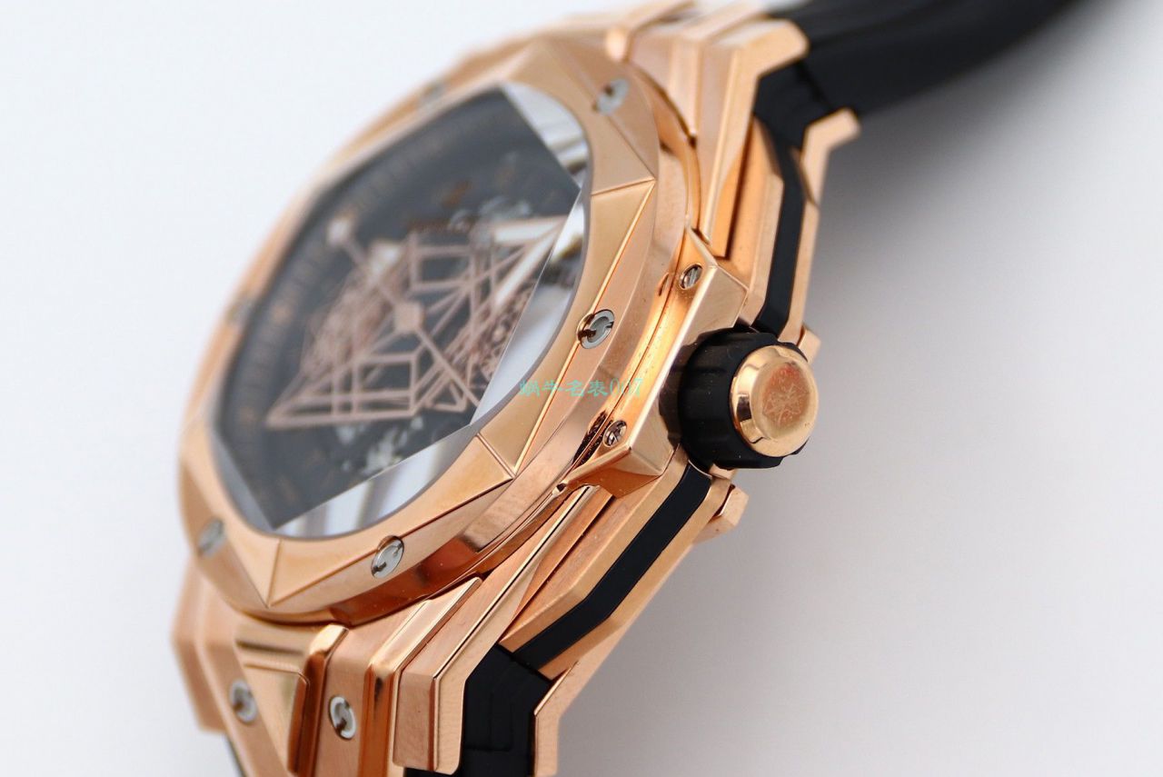 HB Factory  High quality  Replica Watches  hublot Big Bang Sang Bleu II 刺青二代418.OX.2001.RX.1604.MXM20 wrist watches  / YB117