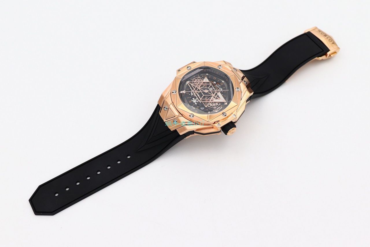 HB Factory  High quality  Replica Watches  hublot Big Bang Sang Bleu II 刺青二代418.OX.2001.RX.1604.MXM20 wrist watches  / YB117