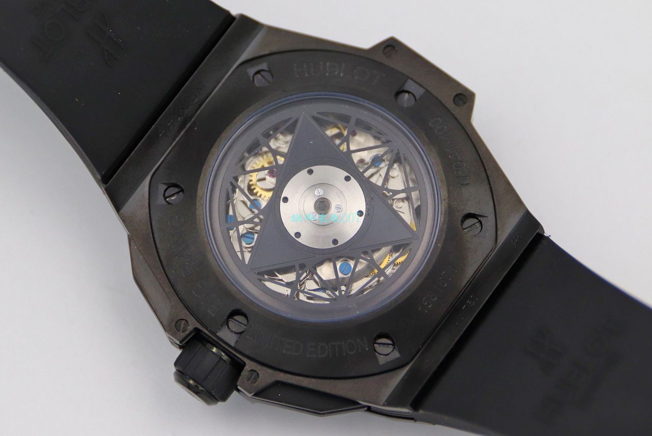 HB Factory  High quality  Replica Watches  hublot Big Bang Sang Bleu II 刺青二代418.OX.2001.RX.1604.MXM20 wrist watches  / YB117