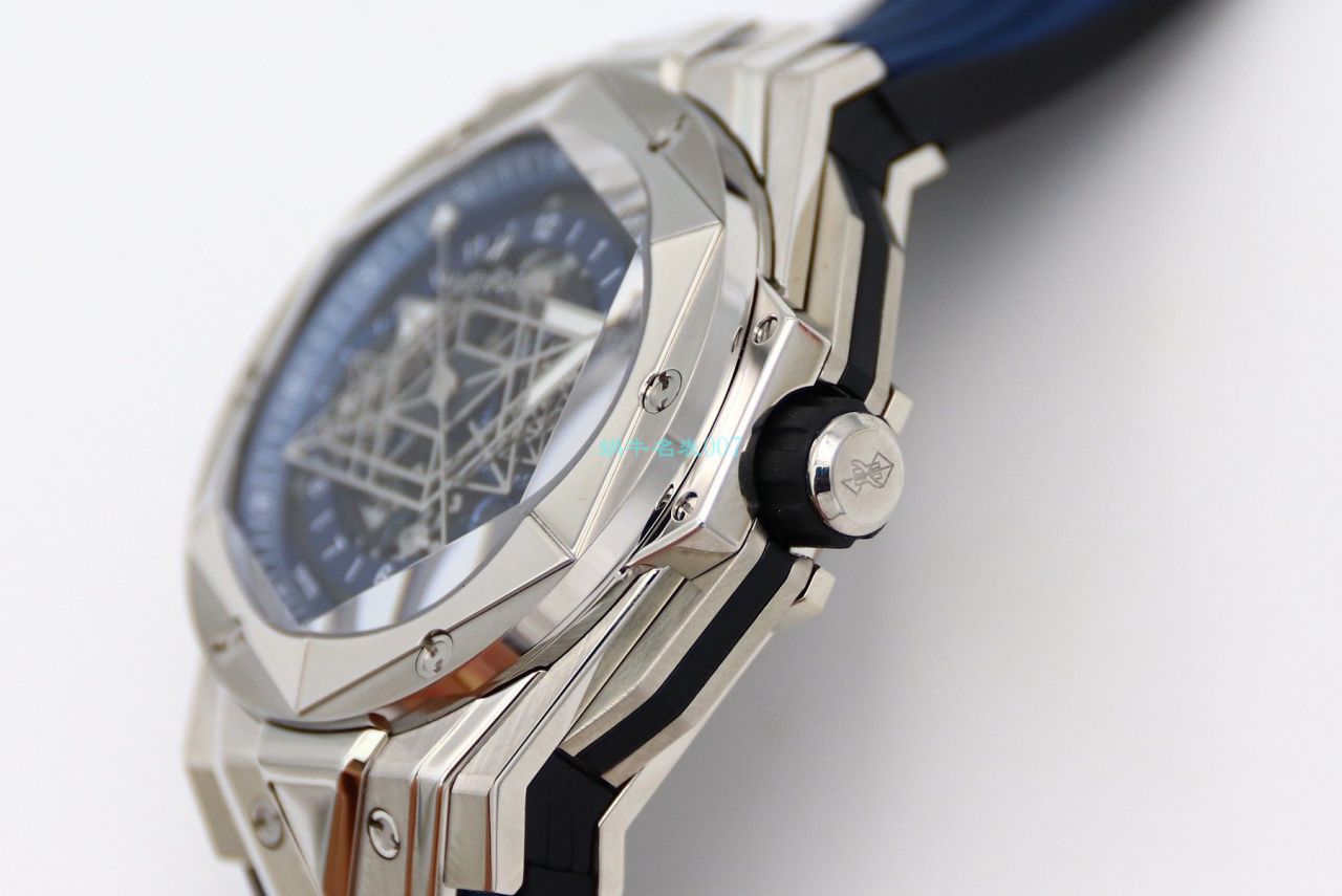 HB Factory  High quality  Replica Watches  hublot Big Bang Sang Bleu II 刺青二代418.OX.2001.RX.1604.MXM20 wrist watches  / YB117