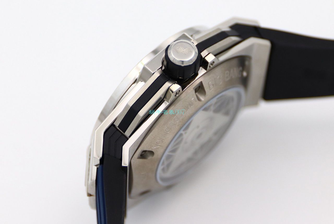 HB Factory  High quality  Replica Watches  hublot Big Bang Sang Bleu II 刺青二代418.OX.2001.RX.1604.MXM20 wrist watches  / YB117