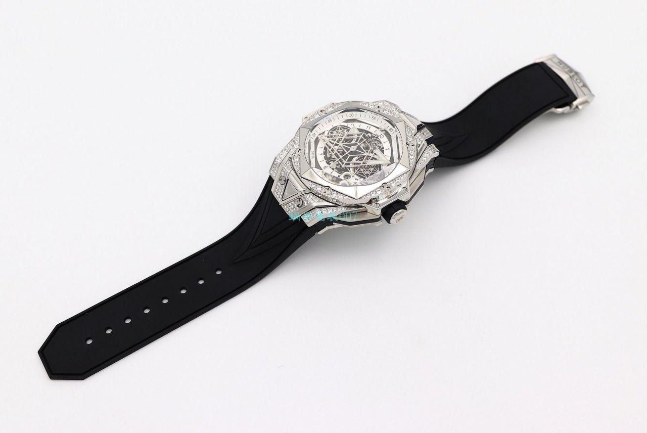 HB Factory  High quality  Replica Watches  hublot Big Bang Sang Bleu II 刺青二代418.OX.2001.RX.1604.MXM20 wrist watches  / YB117